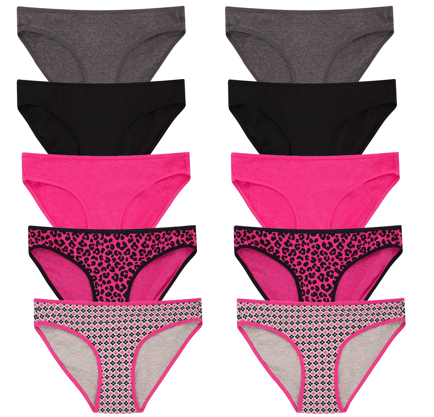 René Rofé Cotton slip bikini cotone 10 pezzi vita bassa