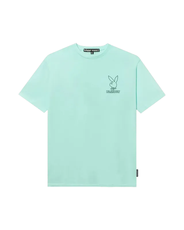 Playboy Logo T-shirt oversize menta taglia 0
