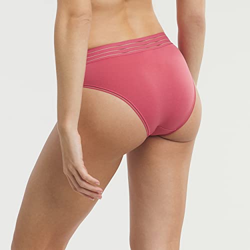 DIM Oh My Dims slip bikini microfibra geo blu