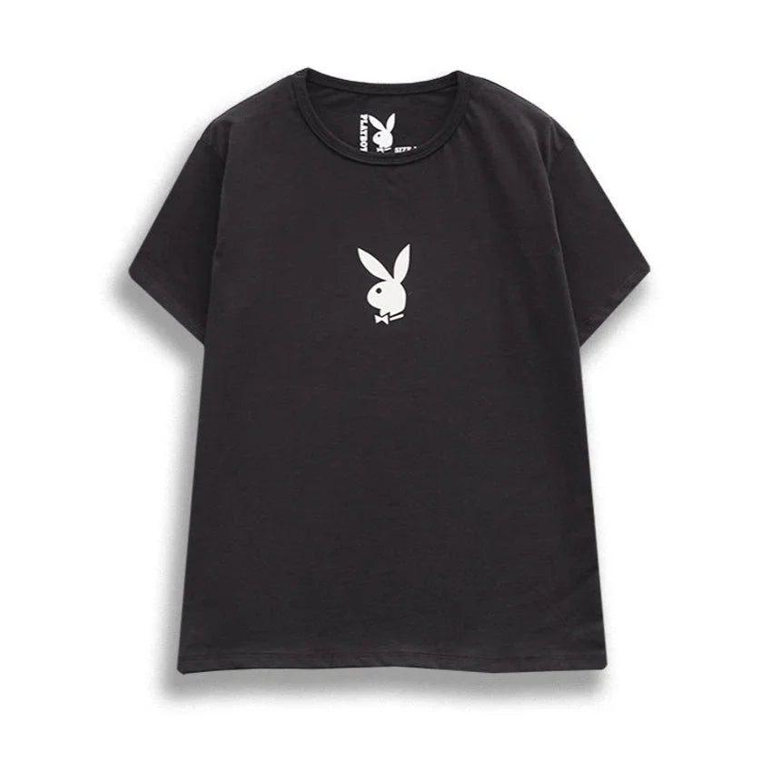 Playboy Wanted Bunny t-shirt donna bianca cotone
