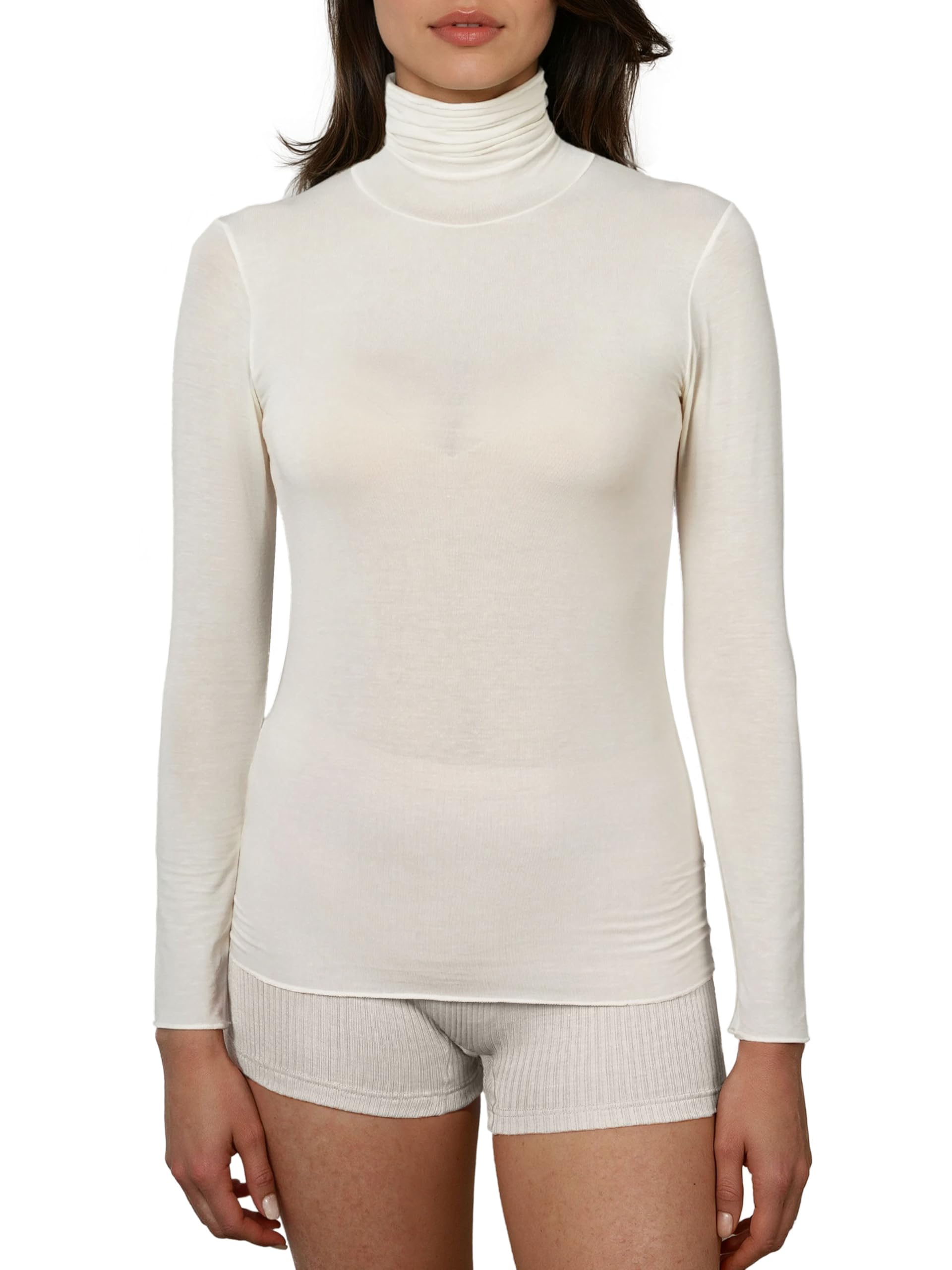 Egi 5248 Dolcevita Donna Modal Cashmere Collo Alto
