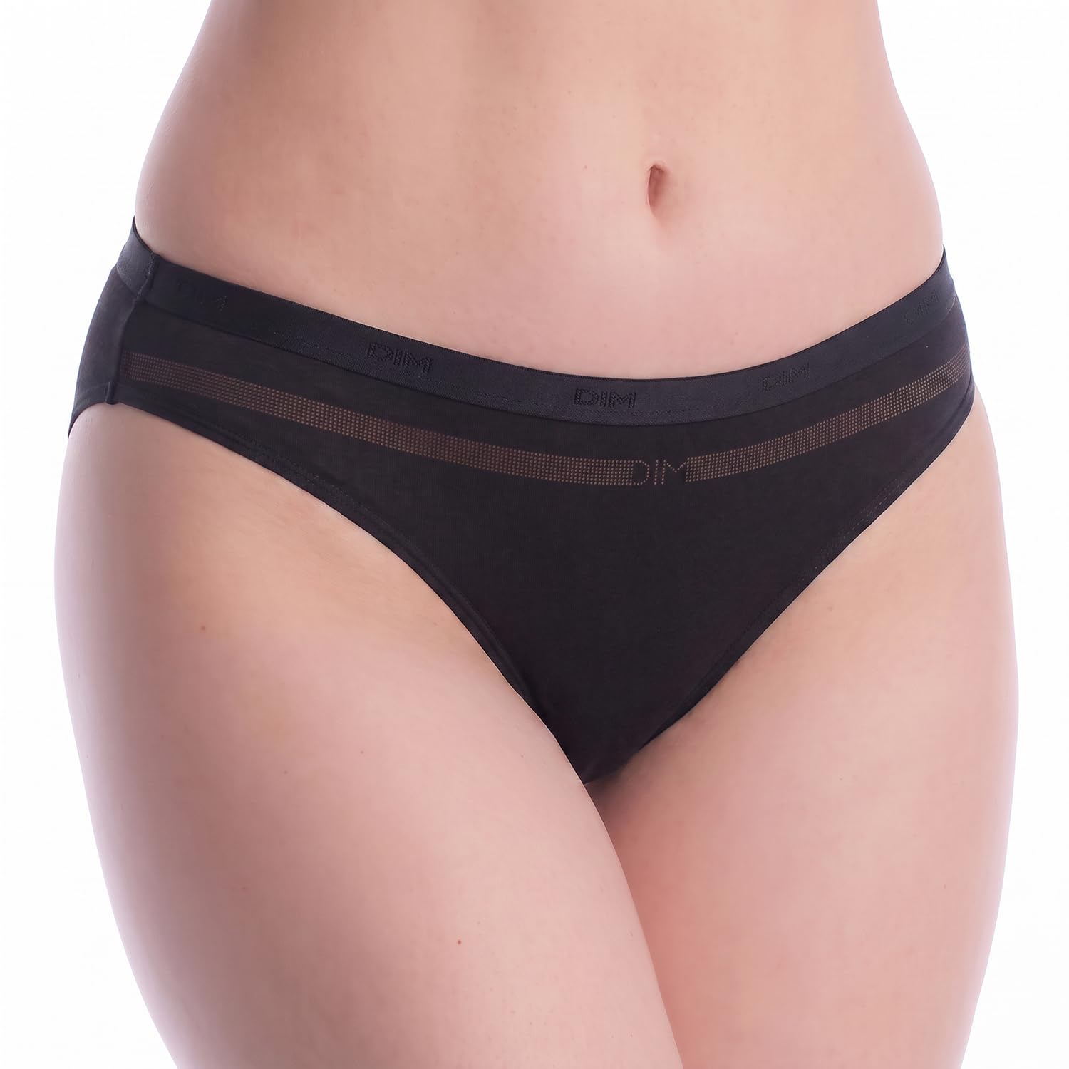 DIM Pockets Slip Donna x3 Cotone Nero Grigio Nero Elastico
