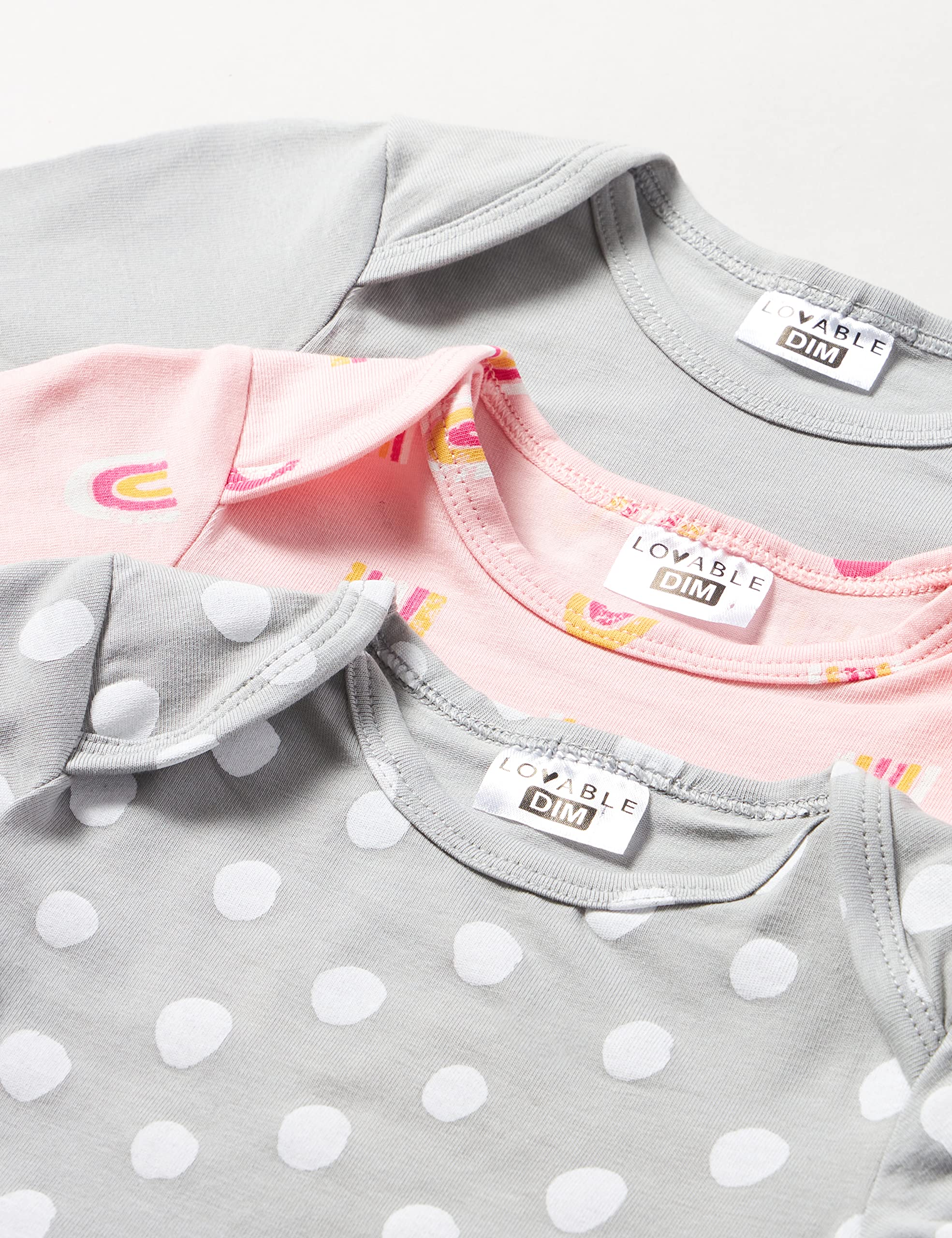 Dim Baby set 6 body bimbi cotone bio unisex