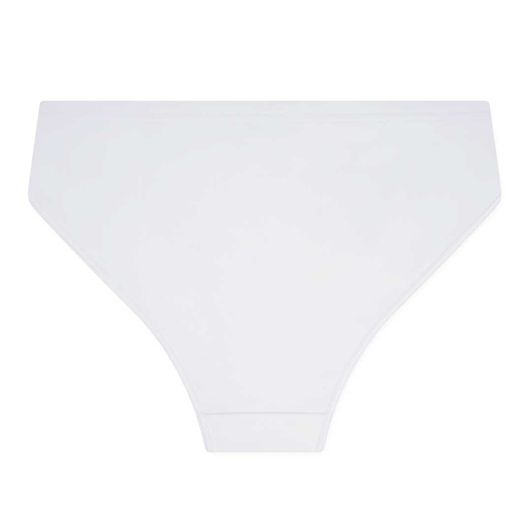 René Rofé Cotton Hi-Cut Slip bianco S