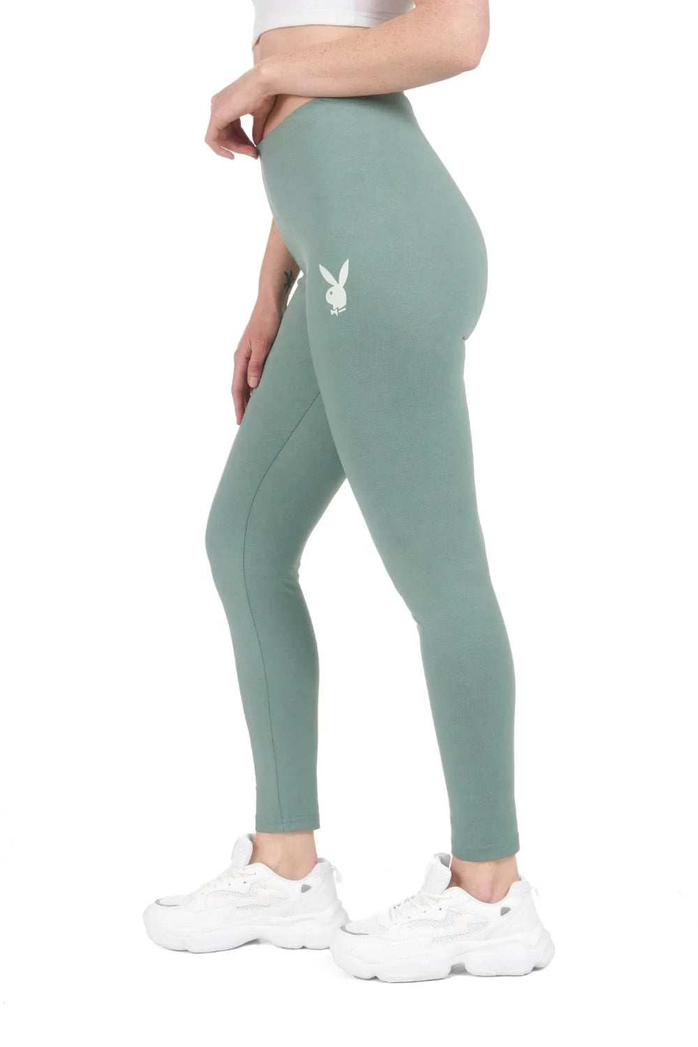 Playboy x Missguided Rabbit Head leggings nero jersey