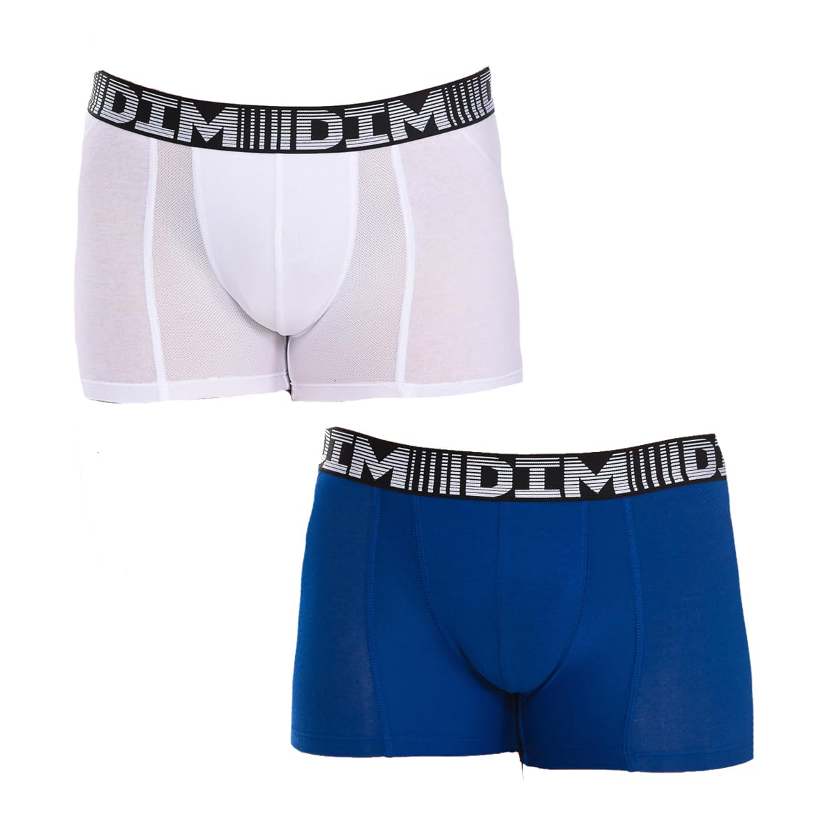 DIM 3D Flex Air Boxer Uomo x2 Traspirante Nero Grigio