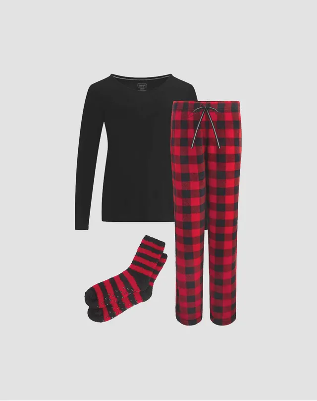 René Rofé Christmas pigiama natalizio 3 pezzi renne rosse M