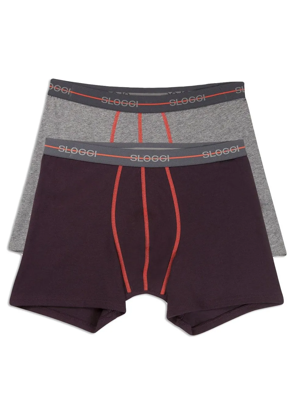 Sloggi Start Short Boxer Uomo Cotone x2 Multicolore