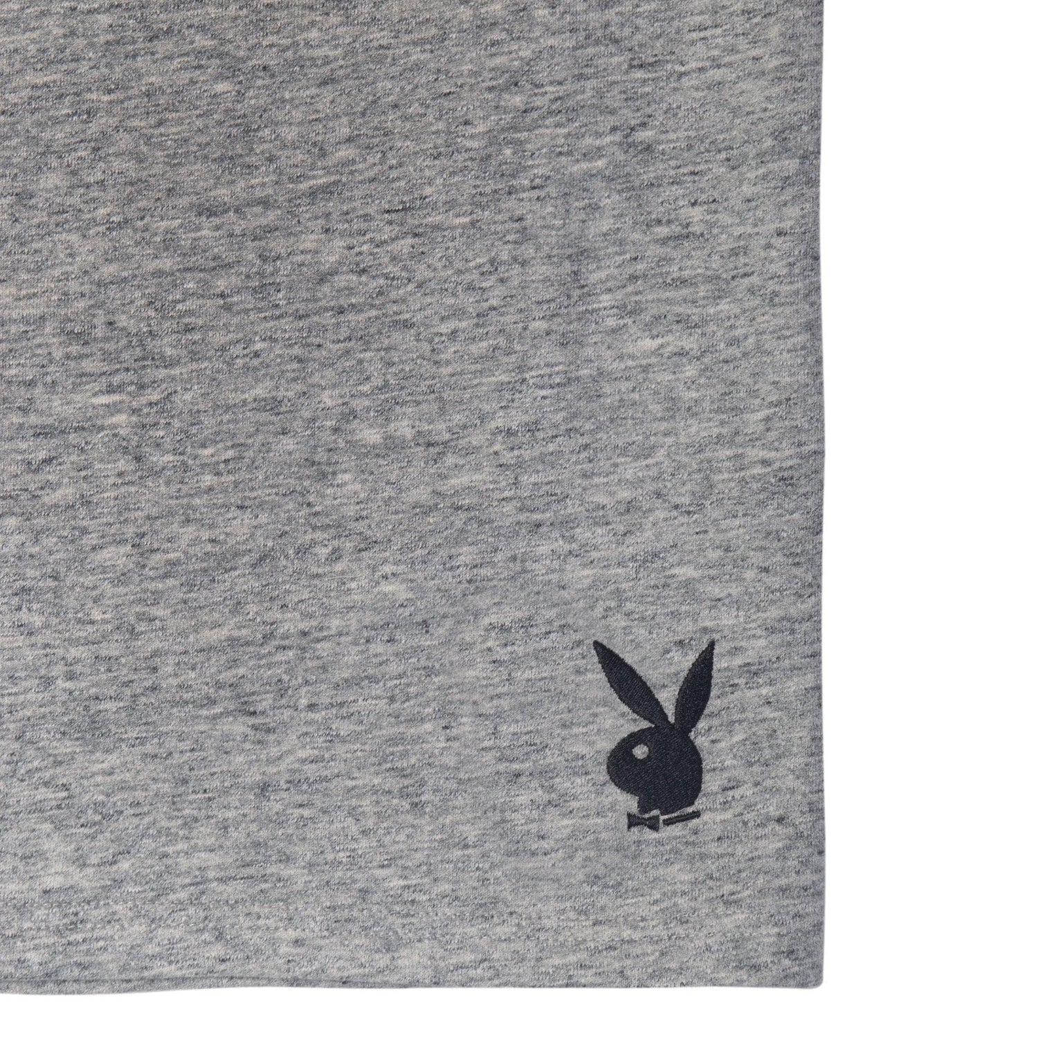 Playboy Rabbit Head pantaloncini sweat nero cotone pesante