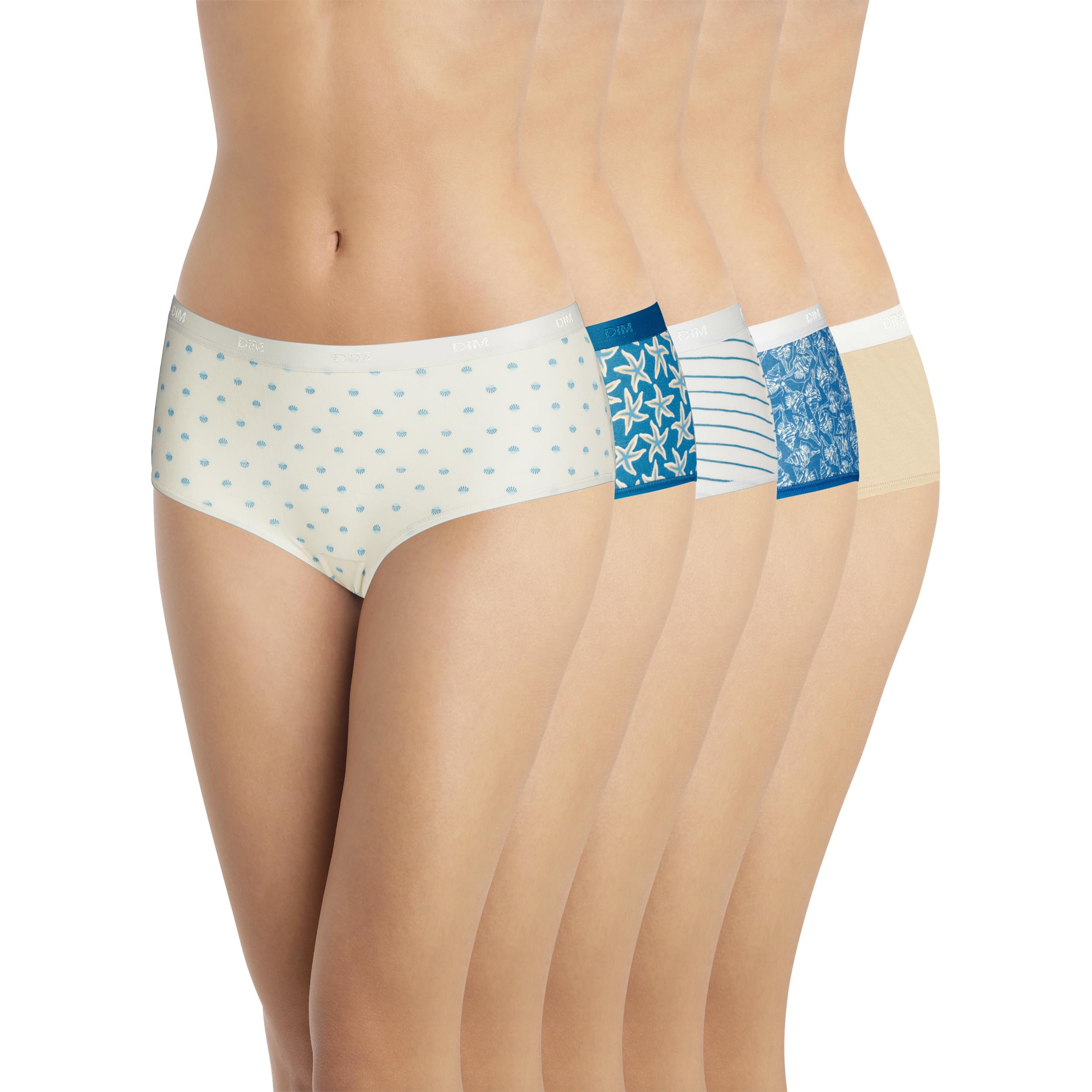 DIM Les Pockets boxer donna x5 cotone elasticizzato