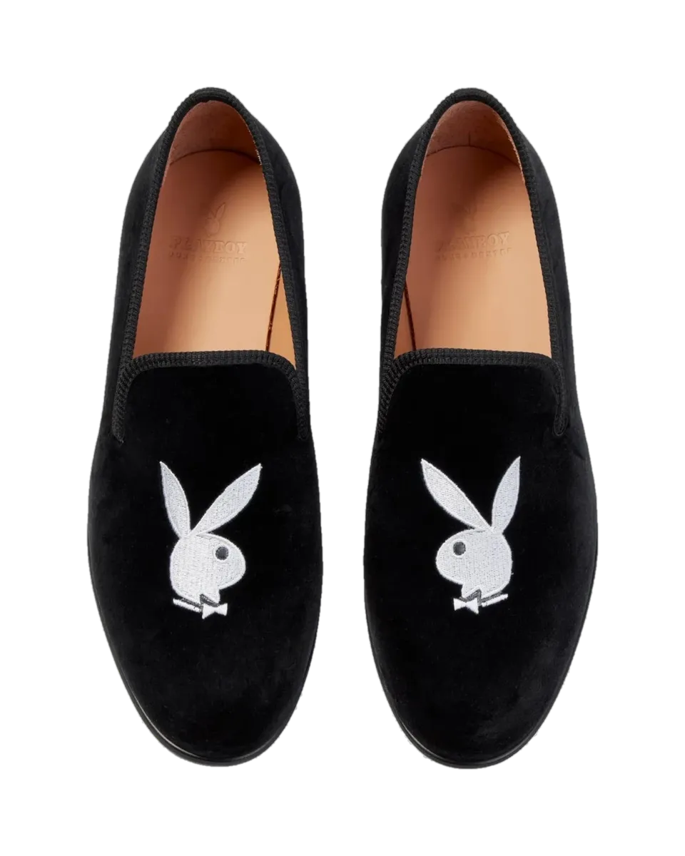 Playboy Duke Dexter Velvet Bunny mocassini velluto