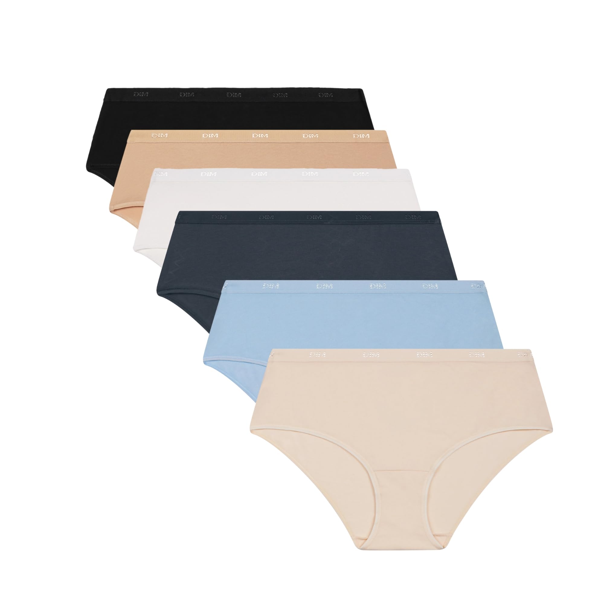 Dim Pockets Coton boxer donna 6 pack cotone multicolore