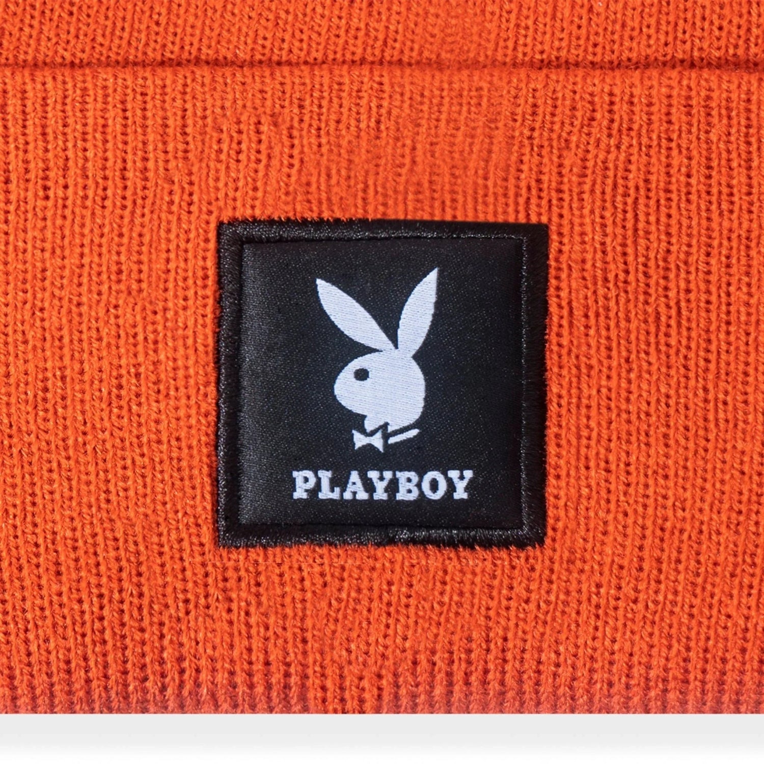 Playboy Knit Beanie berretto cobalt patch logo
