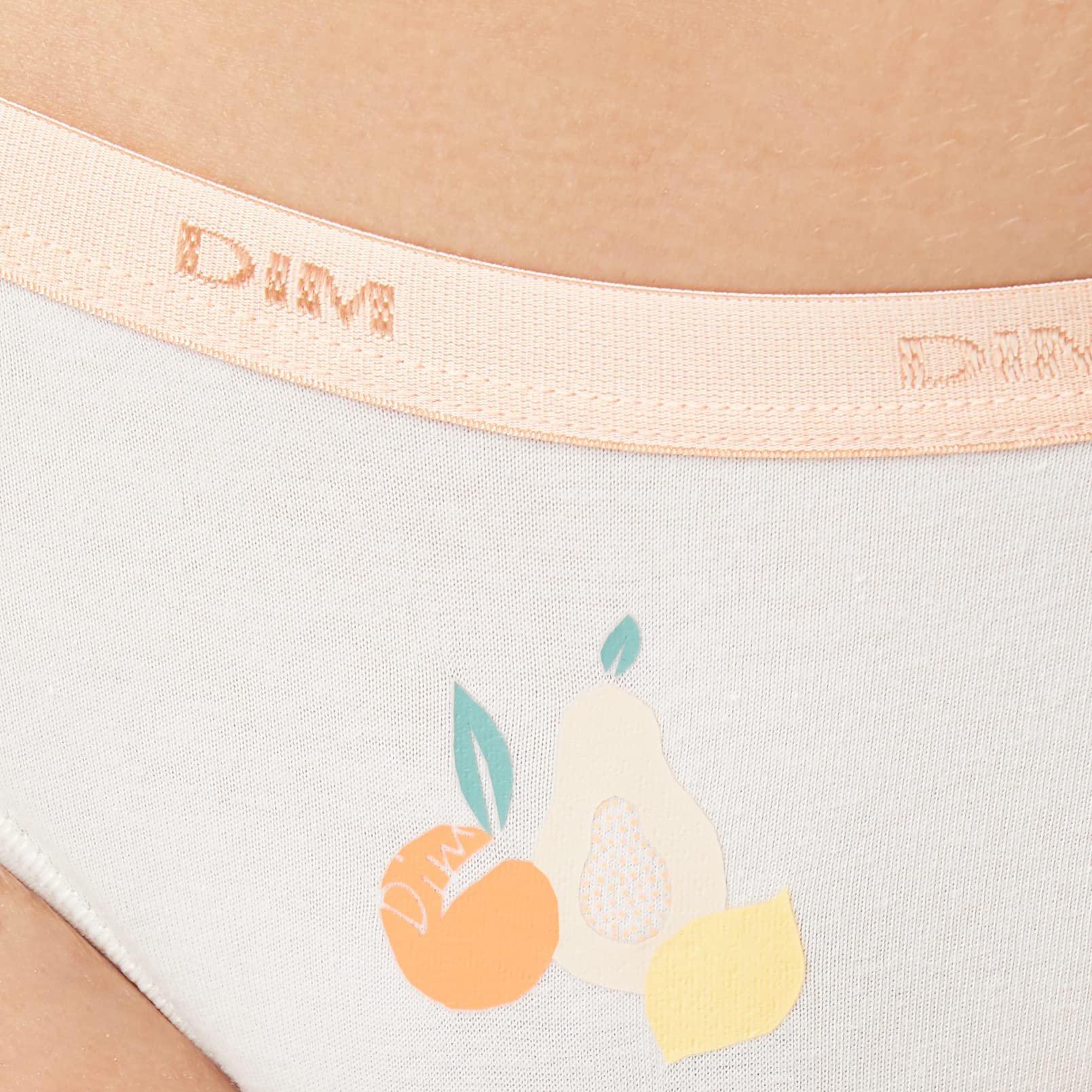 Dim Mutande Slip Donna Pacco da 5 Cotone Elastico Morbido