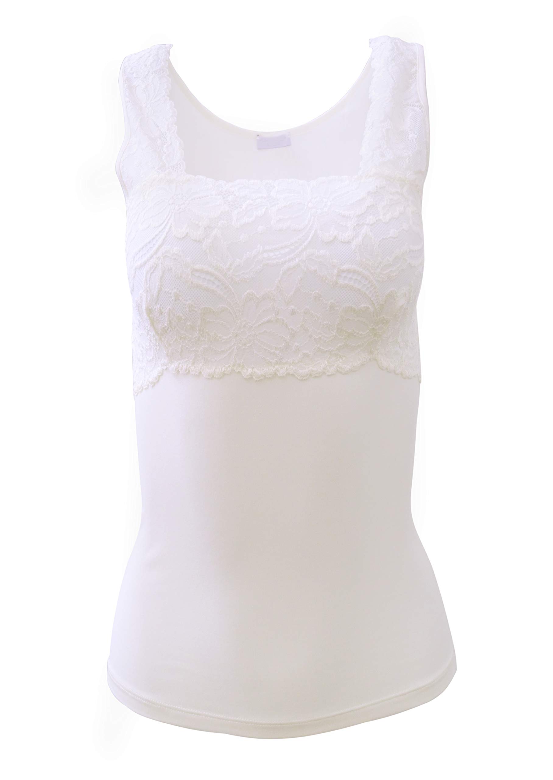Egi 1137 canotta donna spalla larga micromodal pizzo