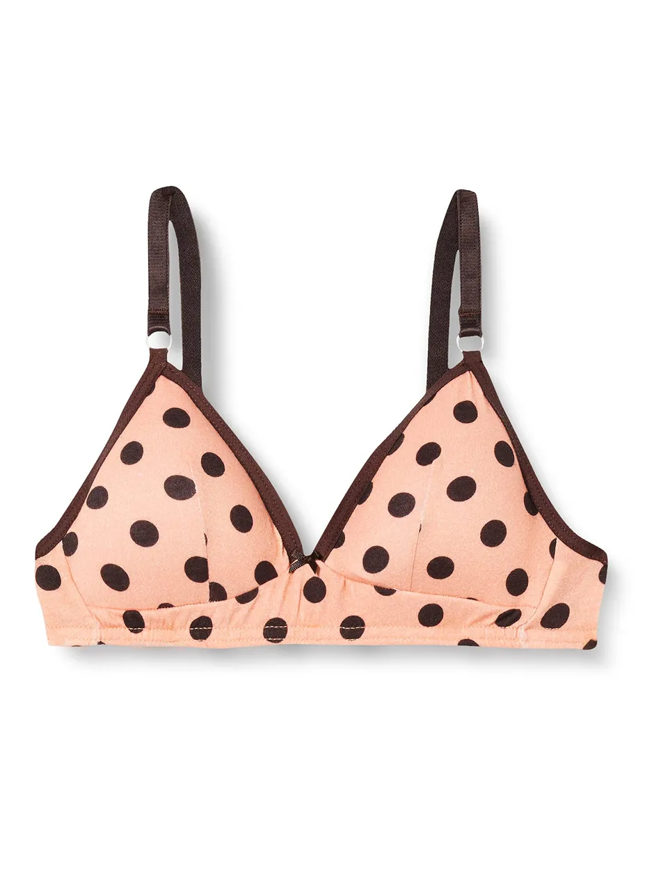 Dim Pockets Reggiseno Bambina Pois Chocolat x1 Cotone