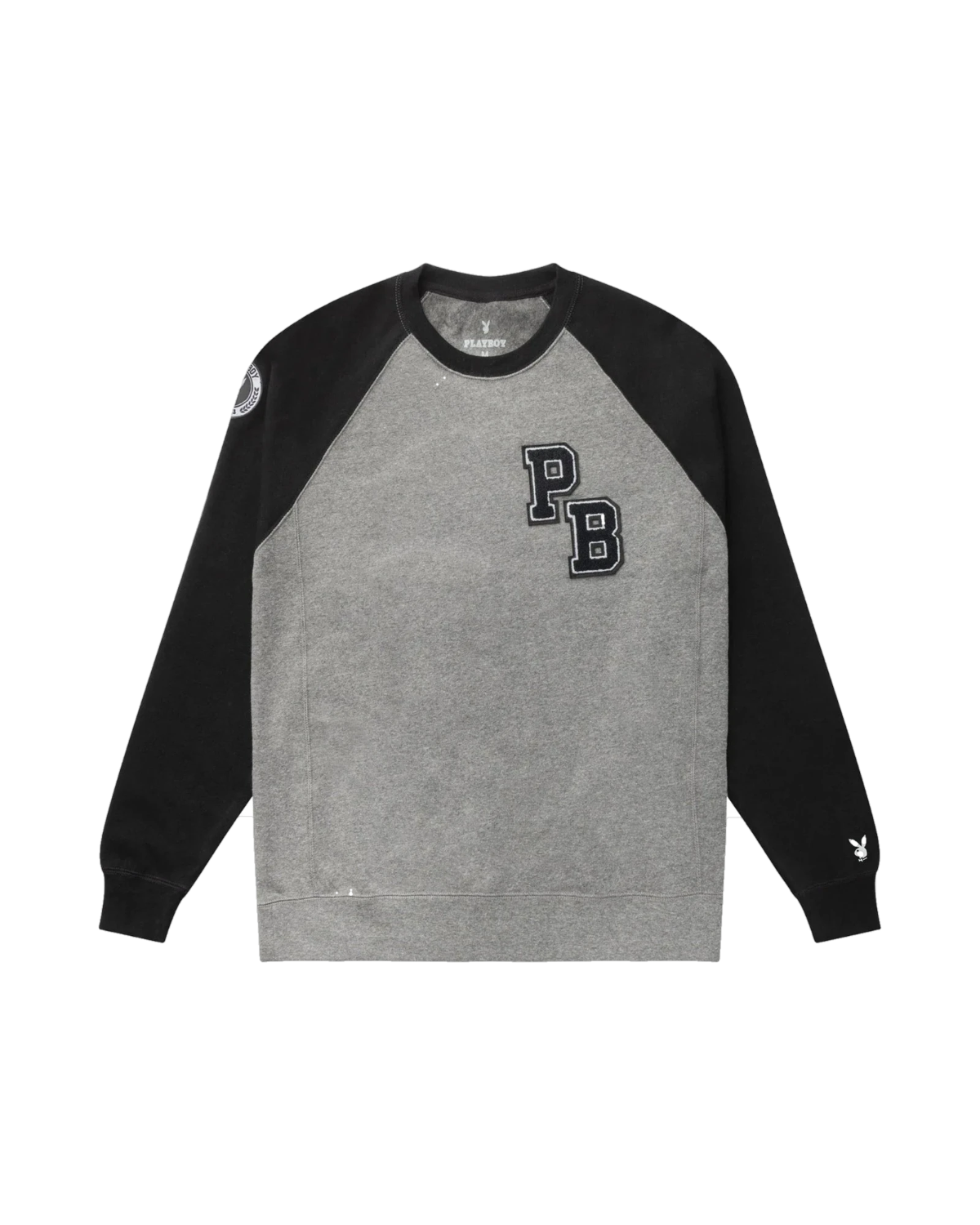 Playboy Varsity 1953 felpa girocollo grigia cotone unisex