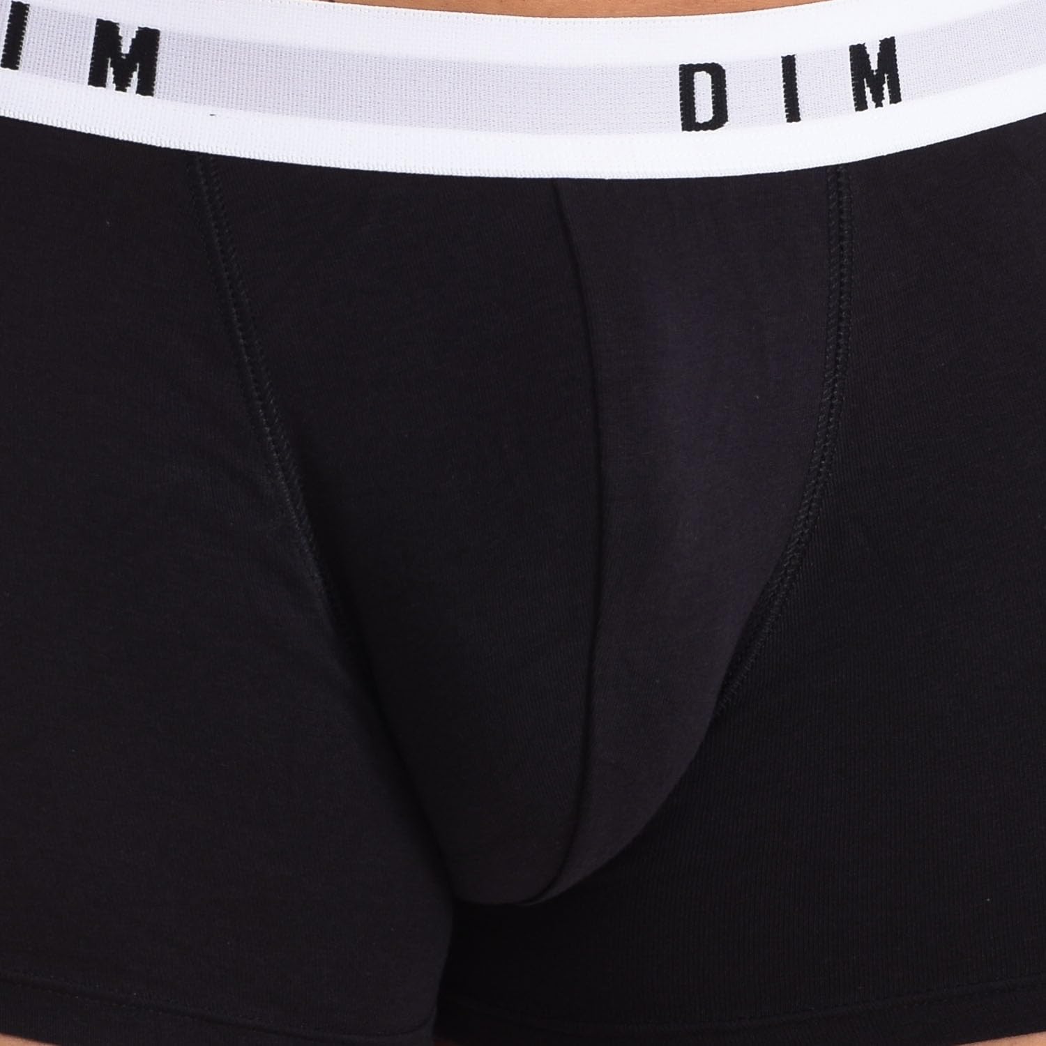 DIM Originals boxer uomo L nero-bianco cotone elasticizzato