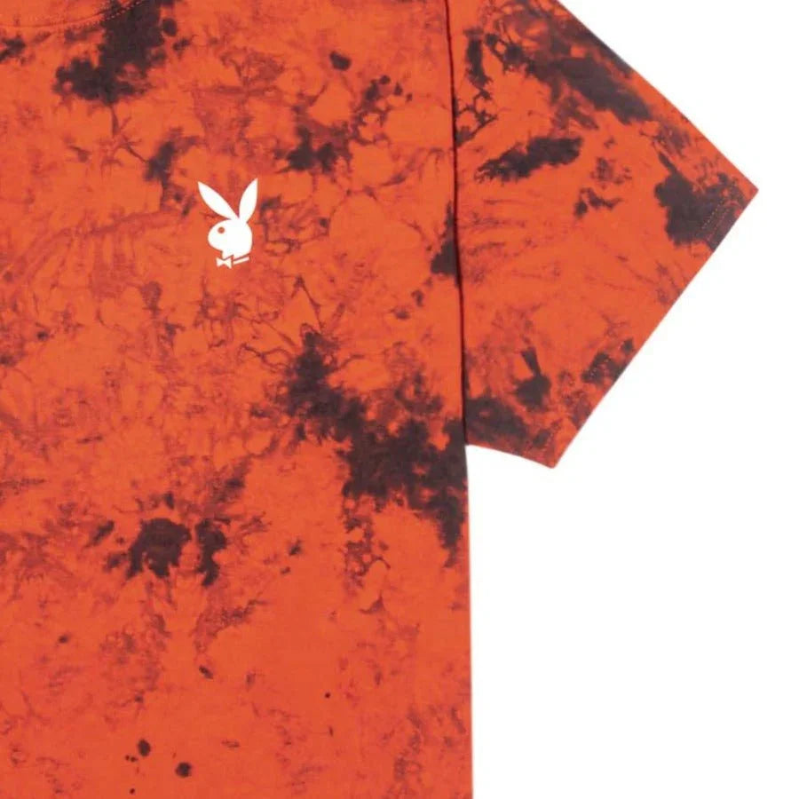 Playboy Repeating Masthead t-shirt tie dye arancione