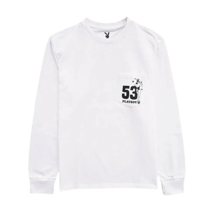 Playboy 53 maglia manica lunga unisex cotone