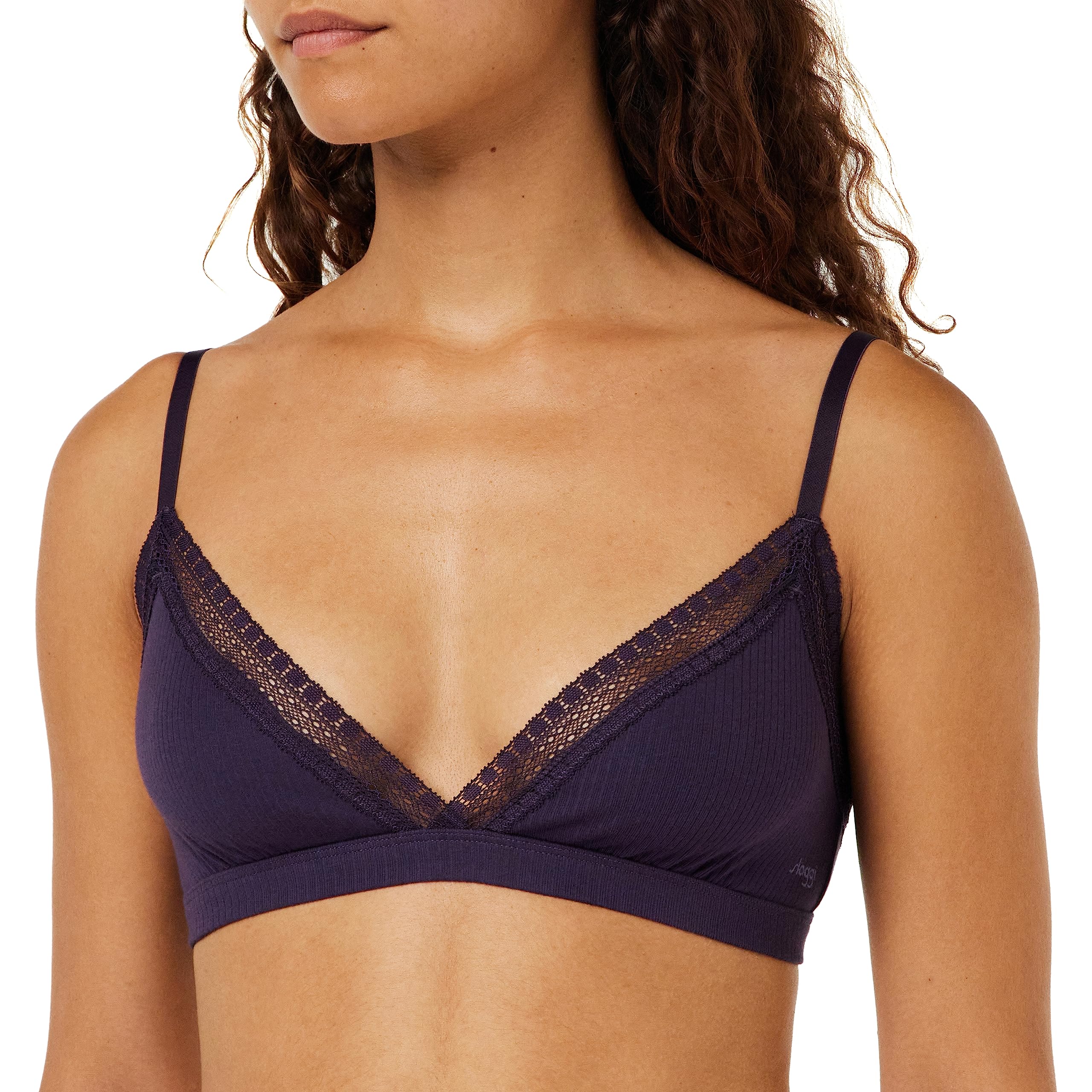 Sloggi GO Ribbed Bralette Reggiseno M a Coste