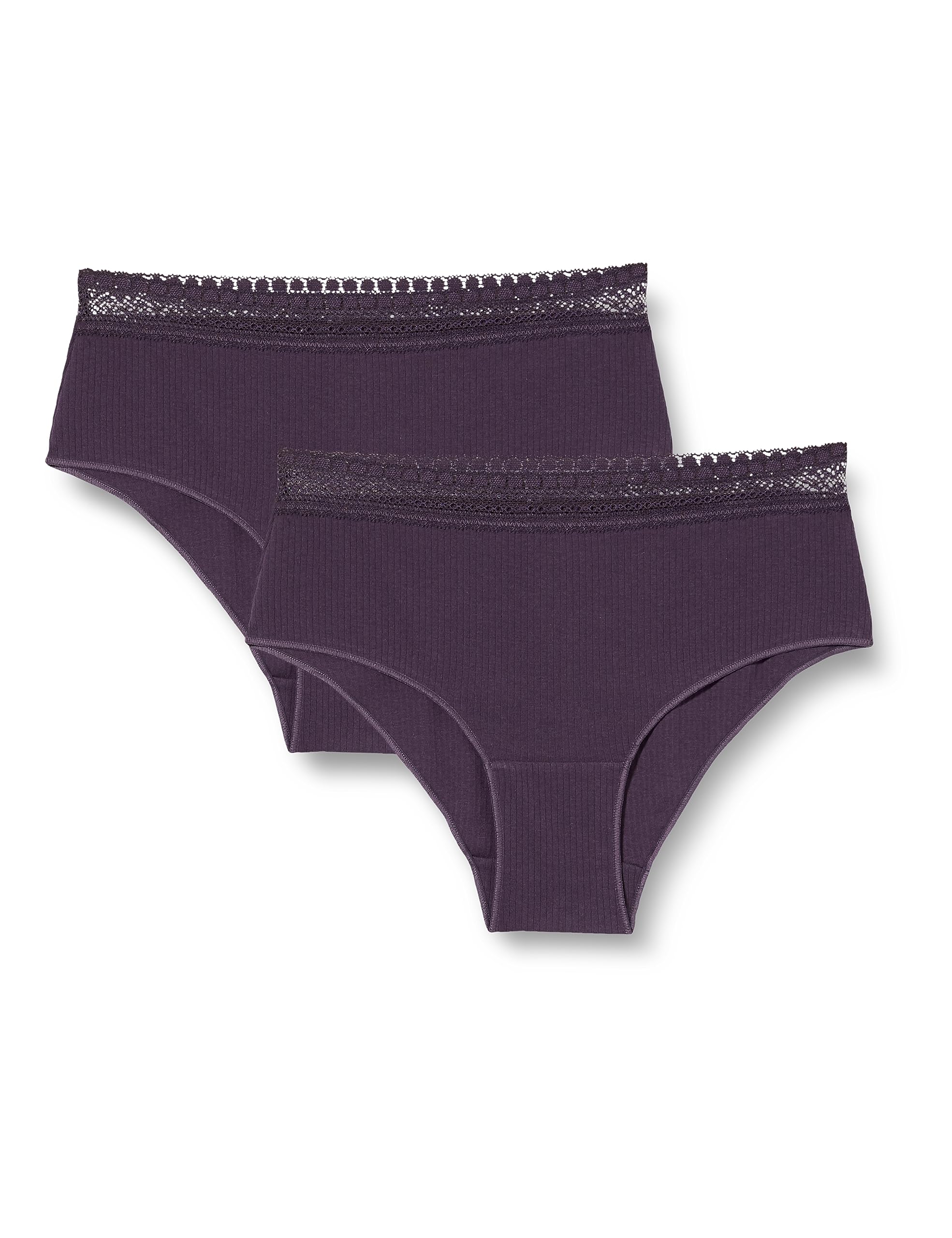 sloggi GO Ribbed Slip Hipster Donna x2 Cotone Bio