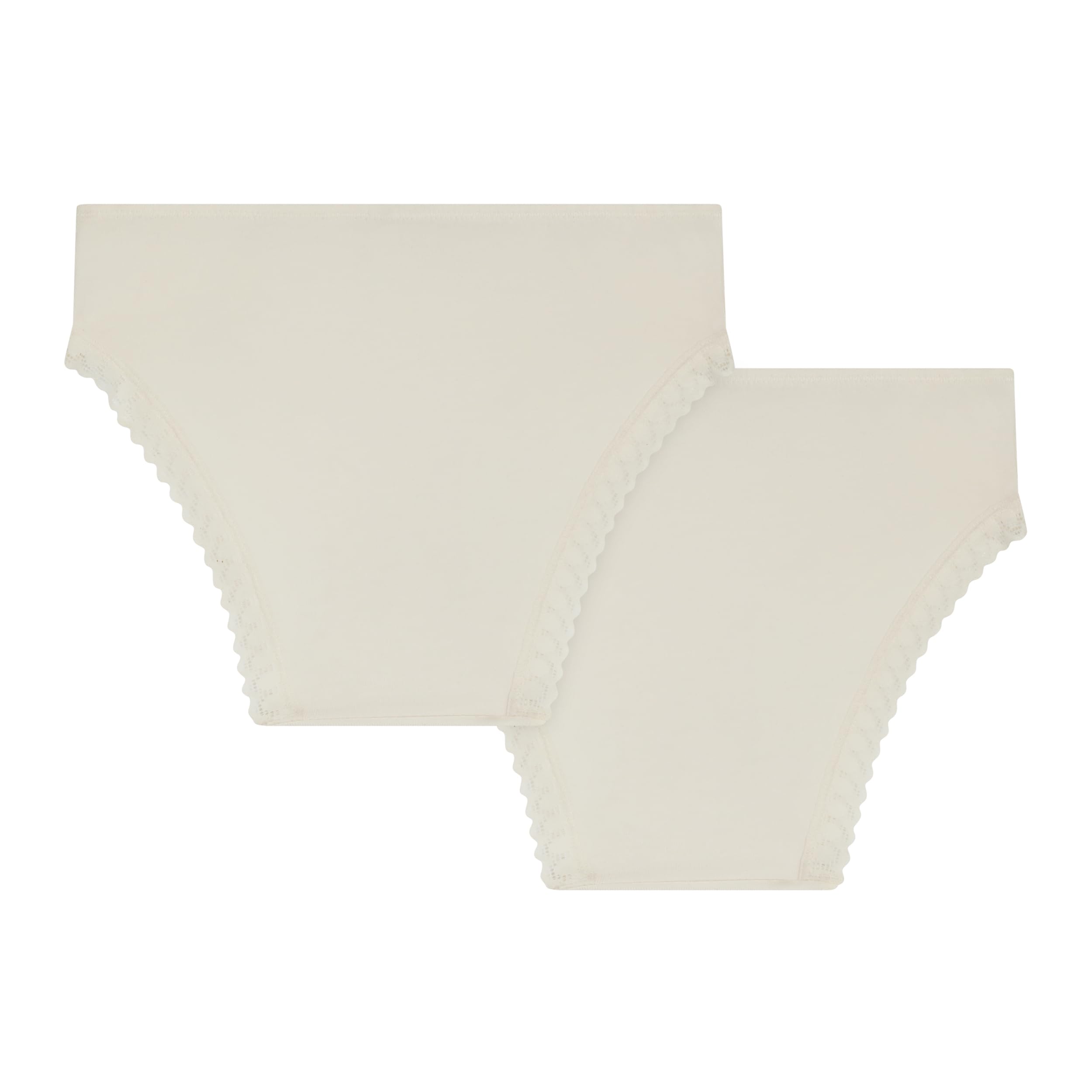 DIM Daily Coton slip bambina x2 10 anni avorio