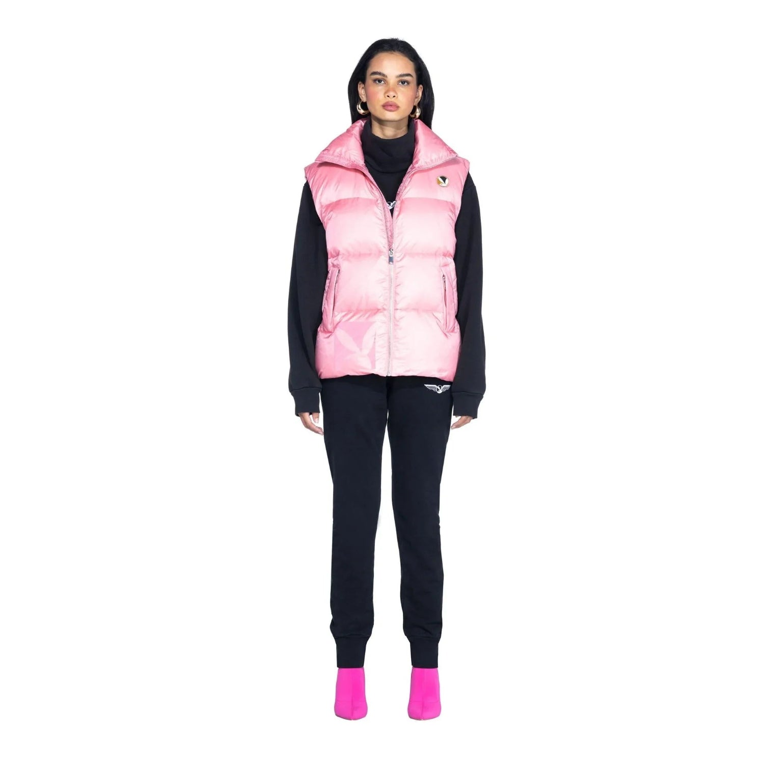 Playboy N950PB gilet imbottito rosa M