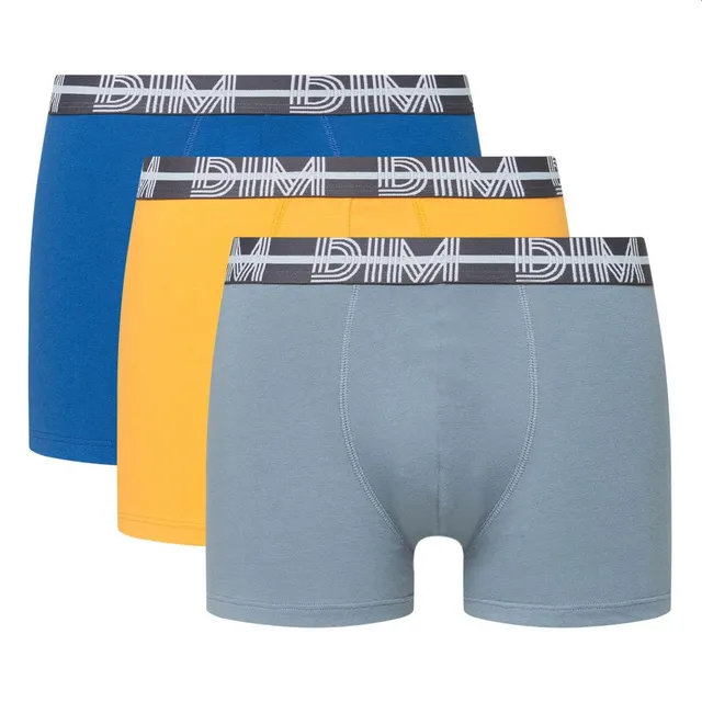 Dim Mix & Powerful boxer uomo L cotone x3 elastico logo