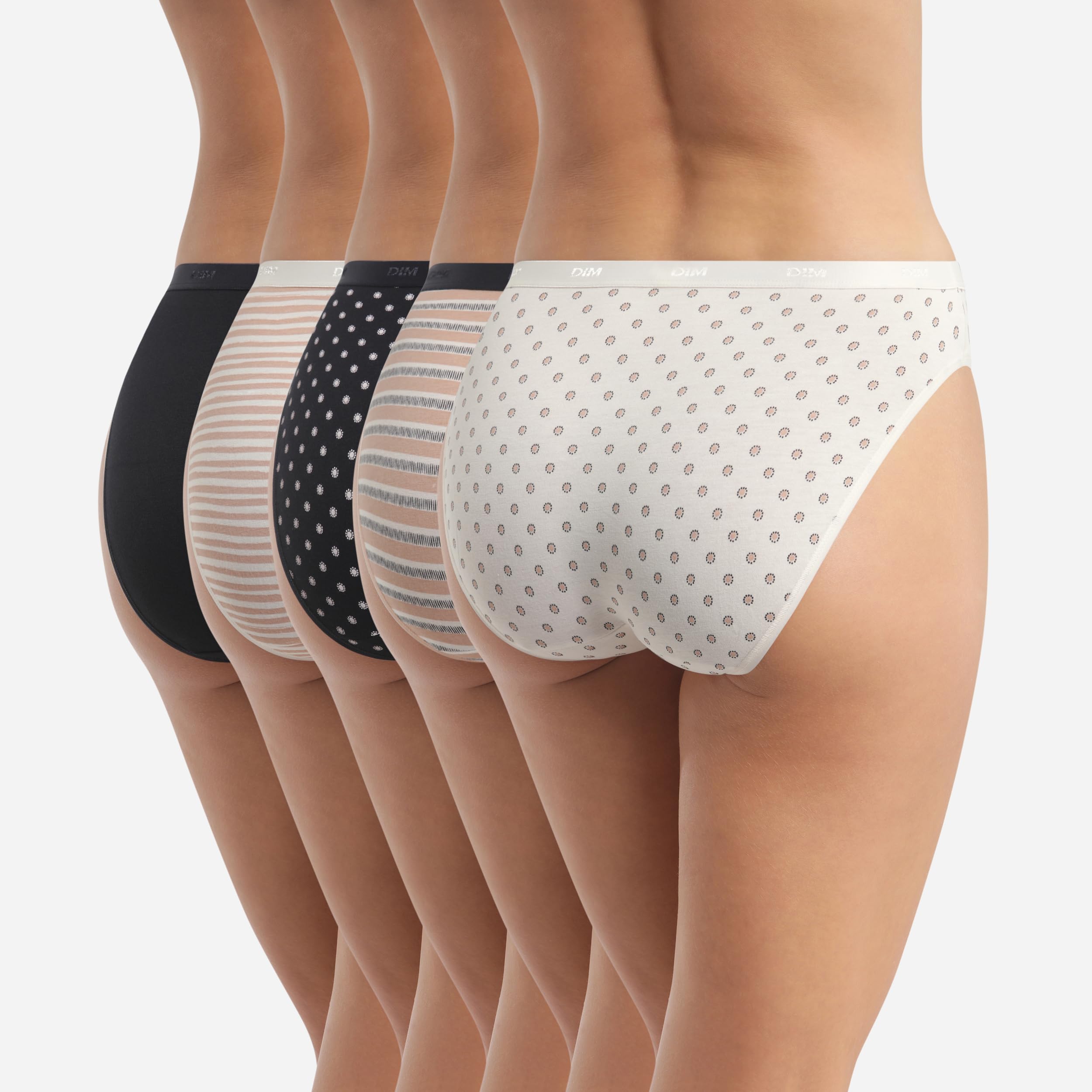 DIM Pockets Slip Donna x5 Cotone Nero S