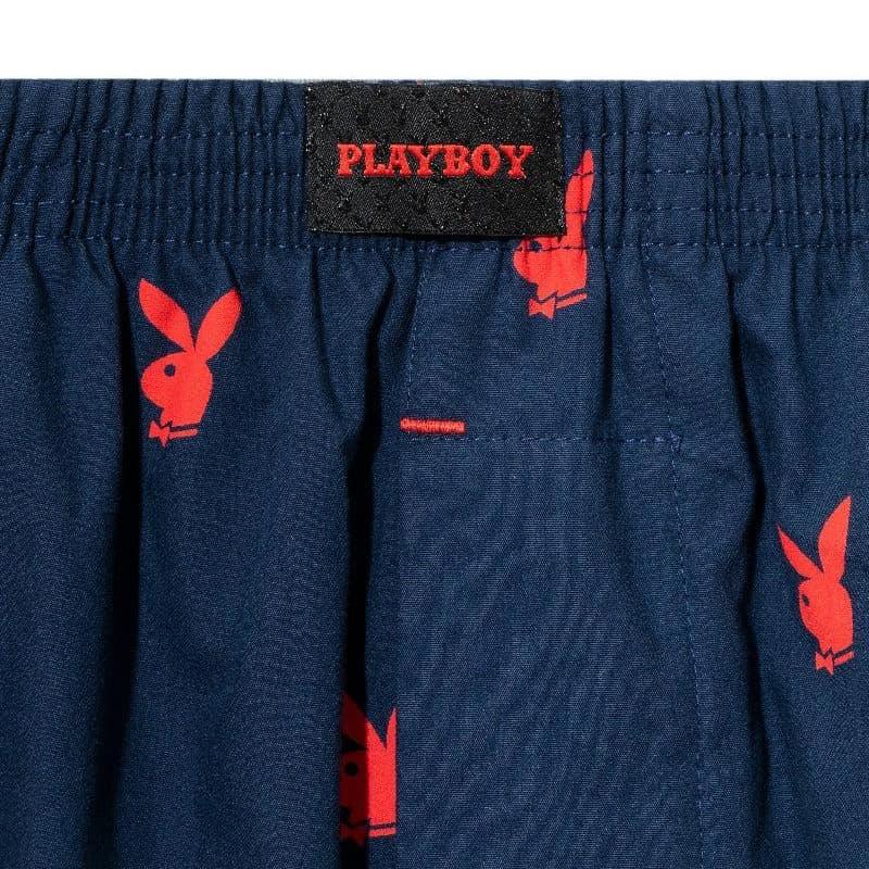 Playboy Repeating Rabbit Head Lounge Shorts cotone