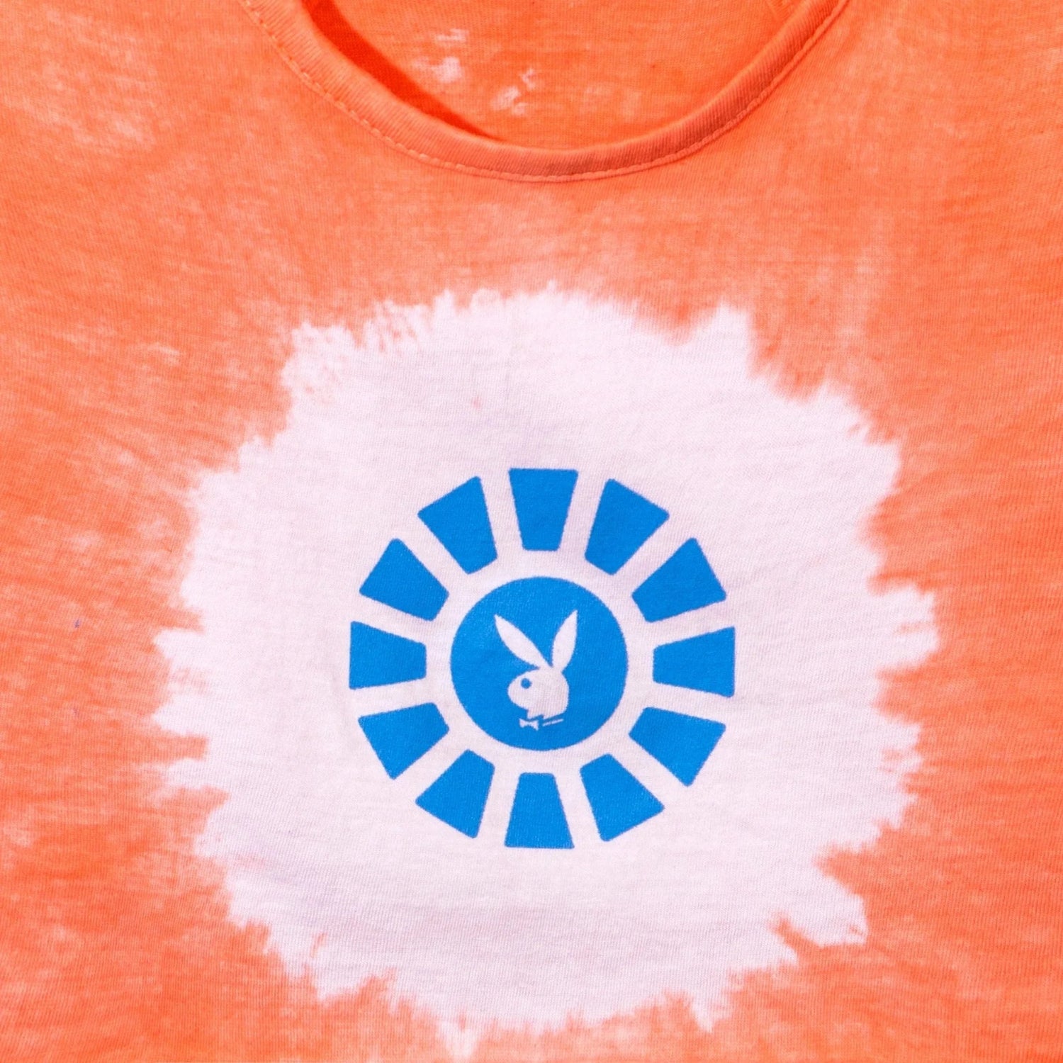 Playboy Sunburst canotta corta cotone tie-dye