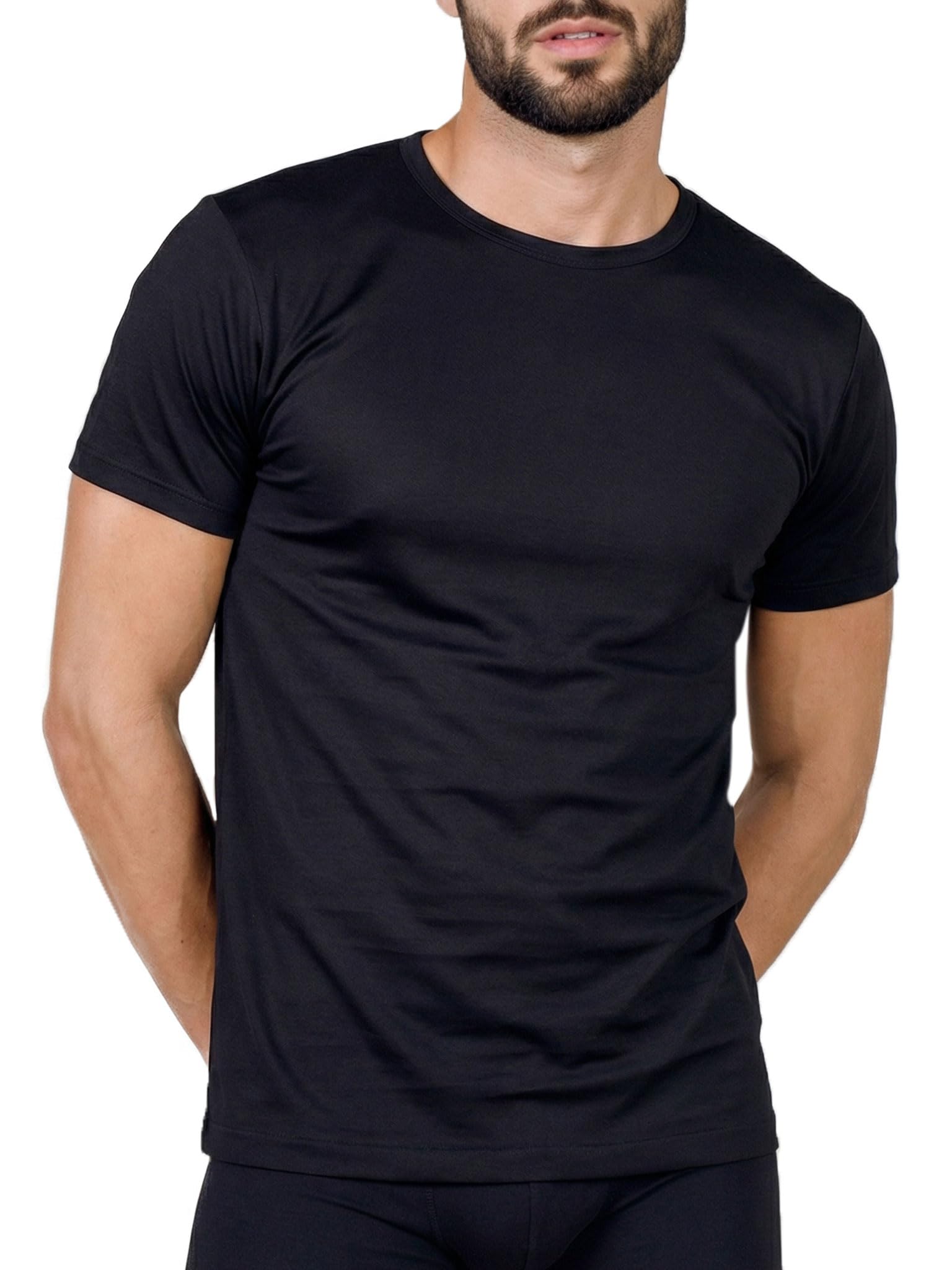 Egi 5321 Maglia Intima Uomo M Bianca cotone Scozia