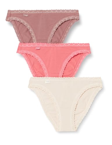 Sloggi 24/7 Weekend Tanga Slip Donna 3pz White vestibilità comoda