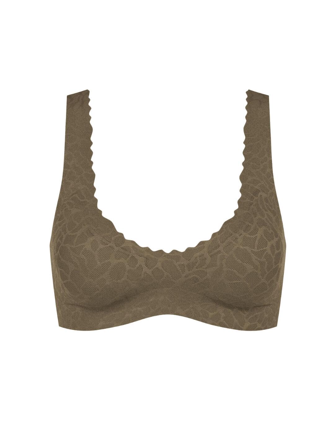 sloggi Zero Feel Lace 2.0 bralette verde pizzo