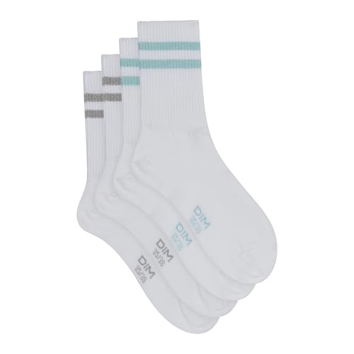 DIM Casual Glam calzini donna x2 35-38 argento blu lurex