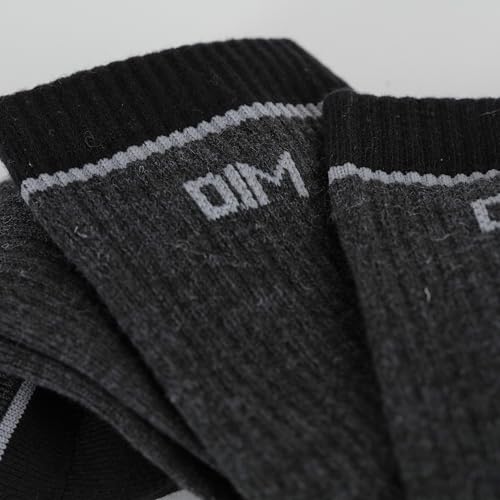 DIM Outdoor Work calzini uomo x3 grigio melange rinforzati