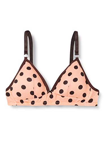Dim Pockets Reggiseno Bambina Pois Chocolat x1 Cotone