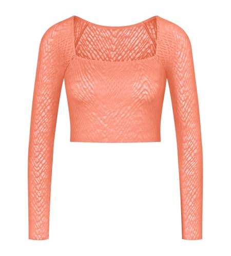sloggi Zero Feel Bliss Top maglia M manica lunga albicocca