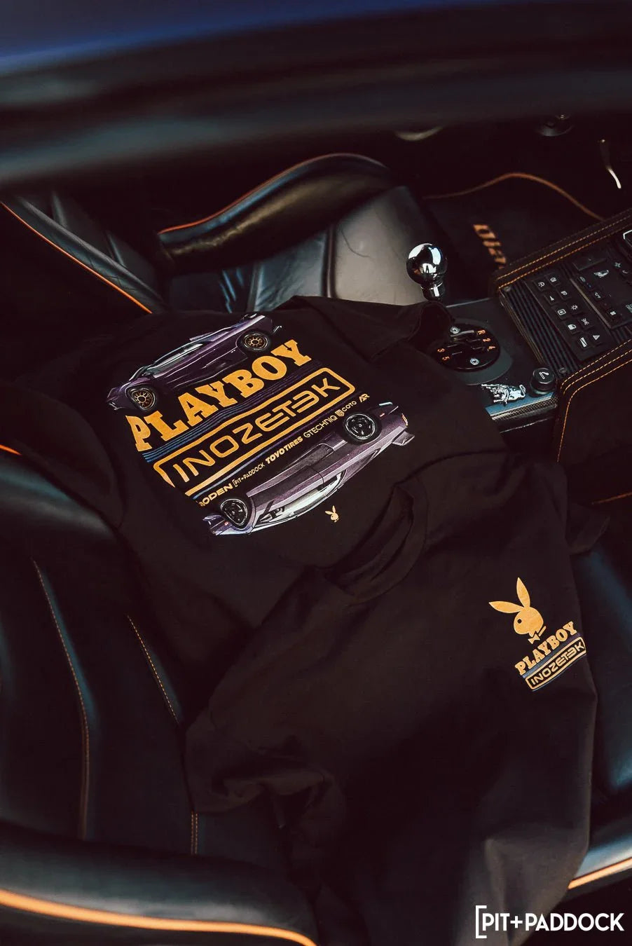 Playboy x Inozetek t-shirt nera edizione limitata