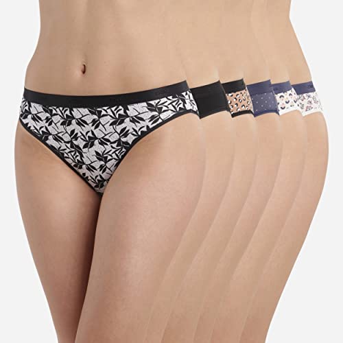 DIM Les Pockets Slip Donna Pacco da 6 Cotone Stretch