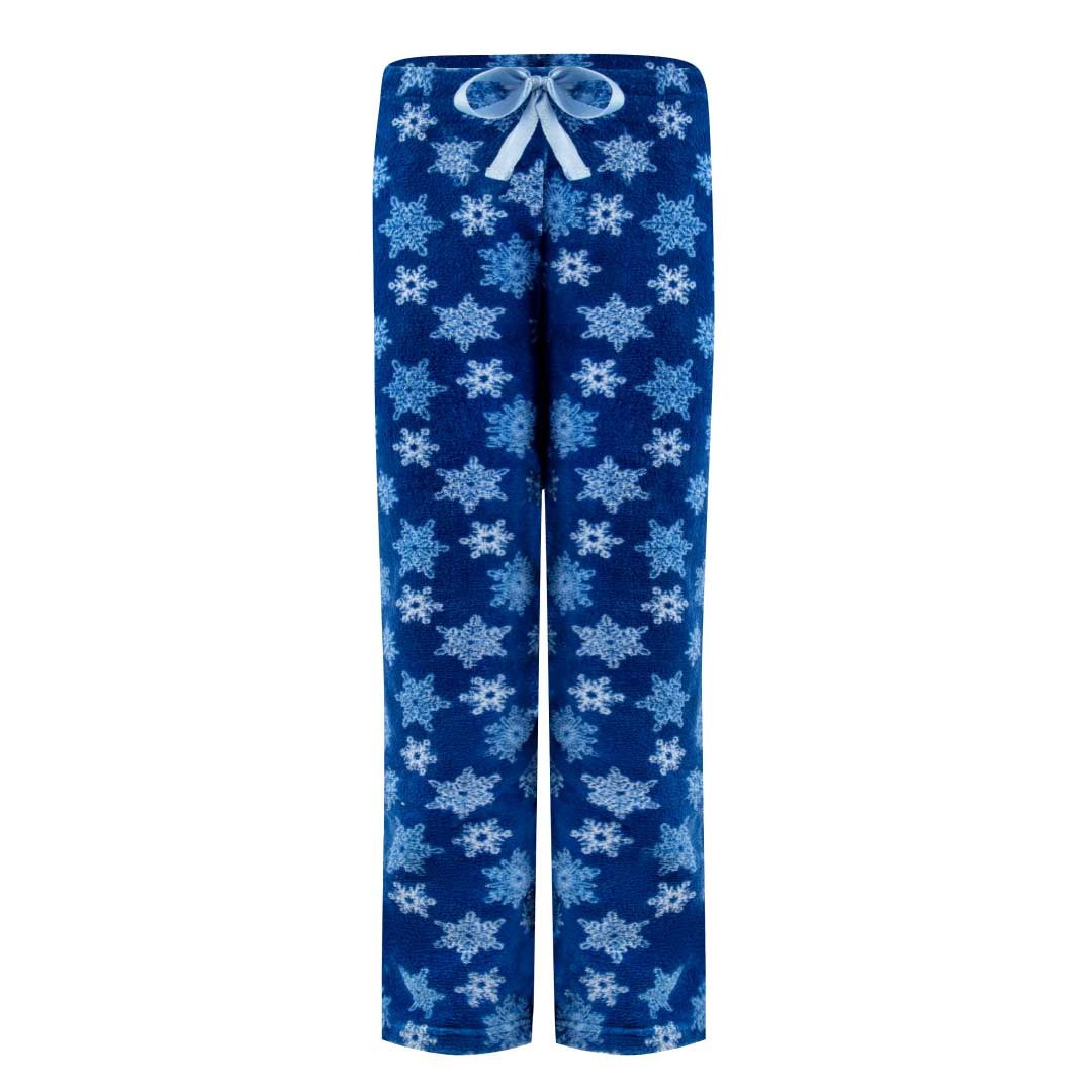 René Rofé pantaloni pigiama pile 2 pezzi cani fiocchi