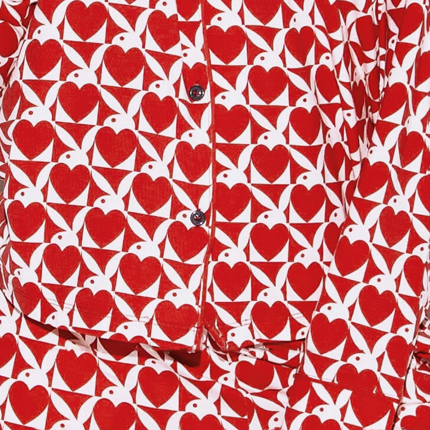 Playboy Red Slumber Party pigiama donna rosso modal