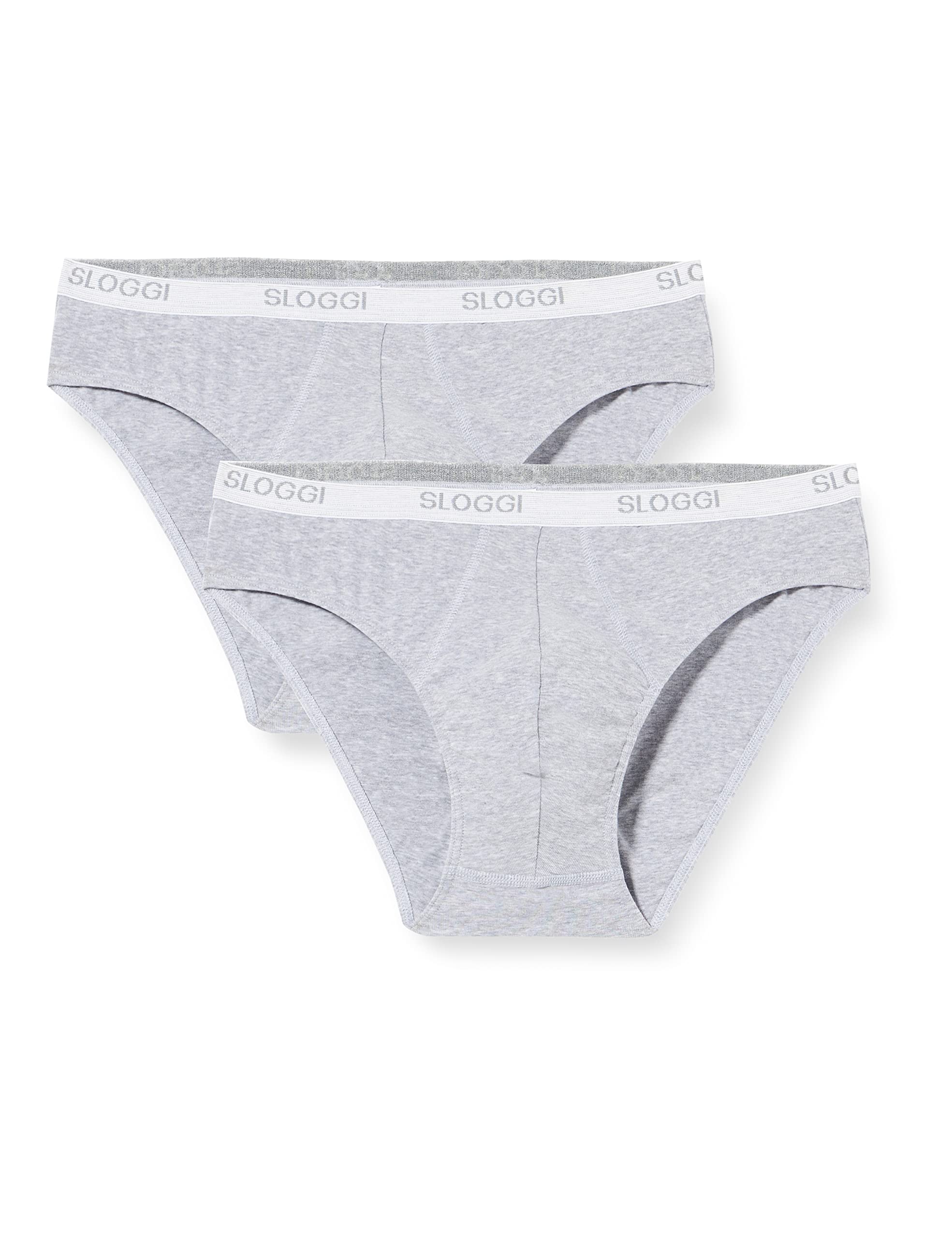 Sloggi Basic Mini 2p slip uomo nero cotone uso quotidiano