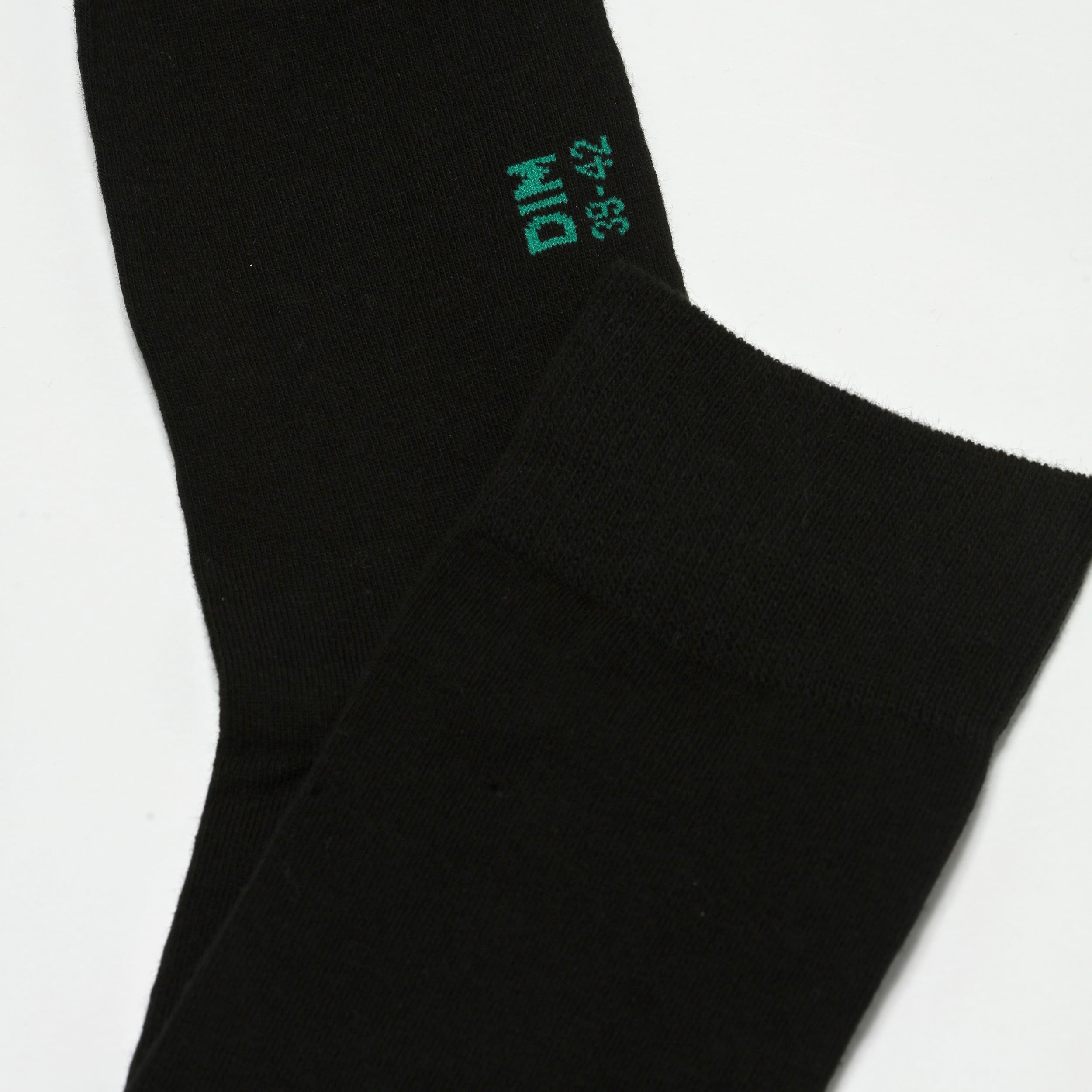 DIM Good Calzini Uomo Nero 43-46 Cotone x2