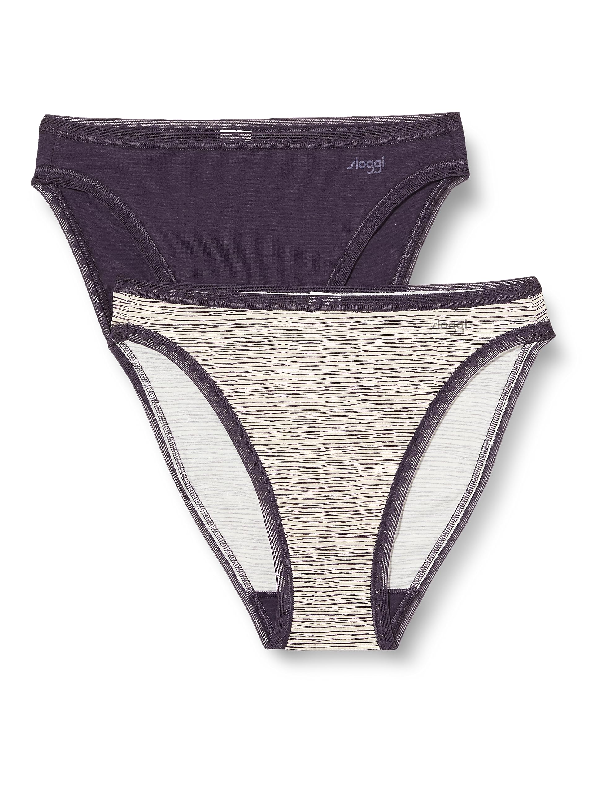 Sloggi GO Tai C2P slip donna x2 M blu cotone bio