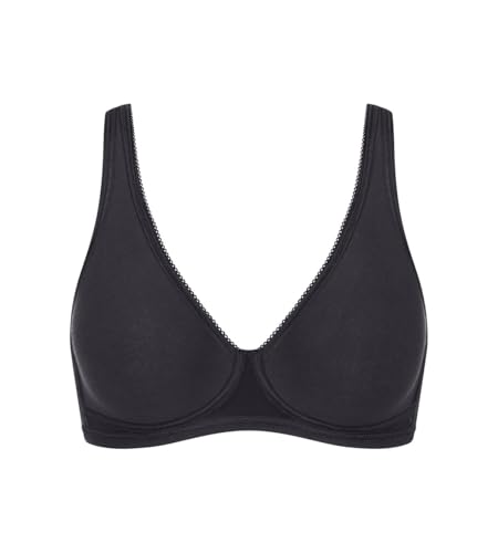 sloggi Basic+ Soft Bra reggiseno nero 65A senza ferretto