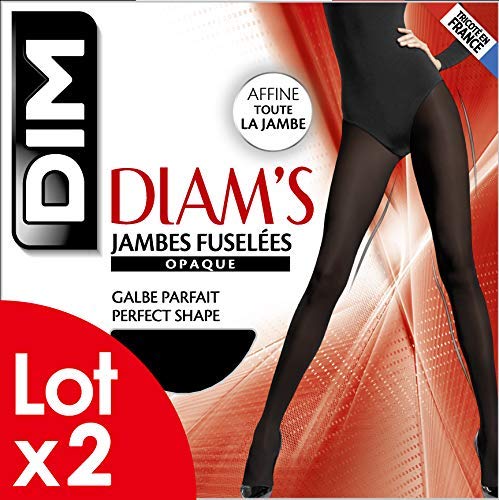 DIM Diam S collant donna 45 den S nero satinato shaping