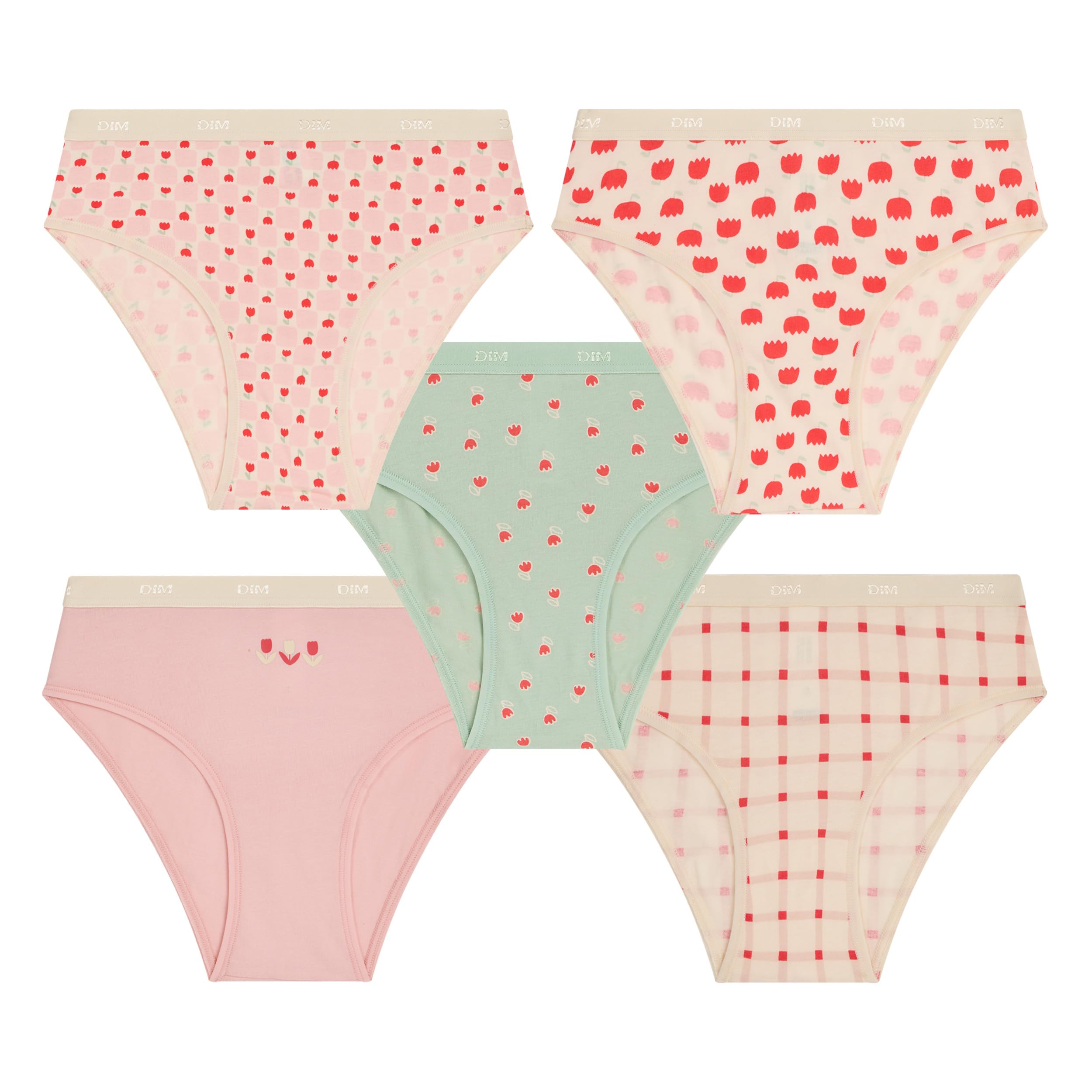 DIM Les Pockets slip bambina 14 anni x5 cotone