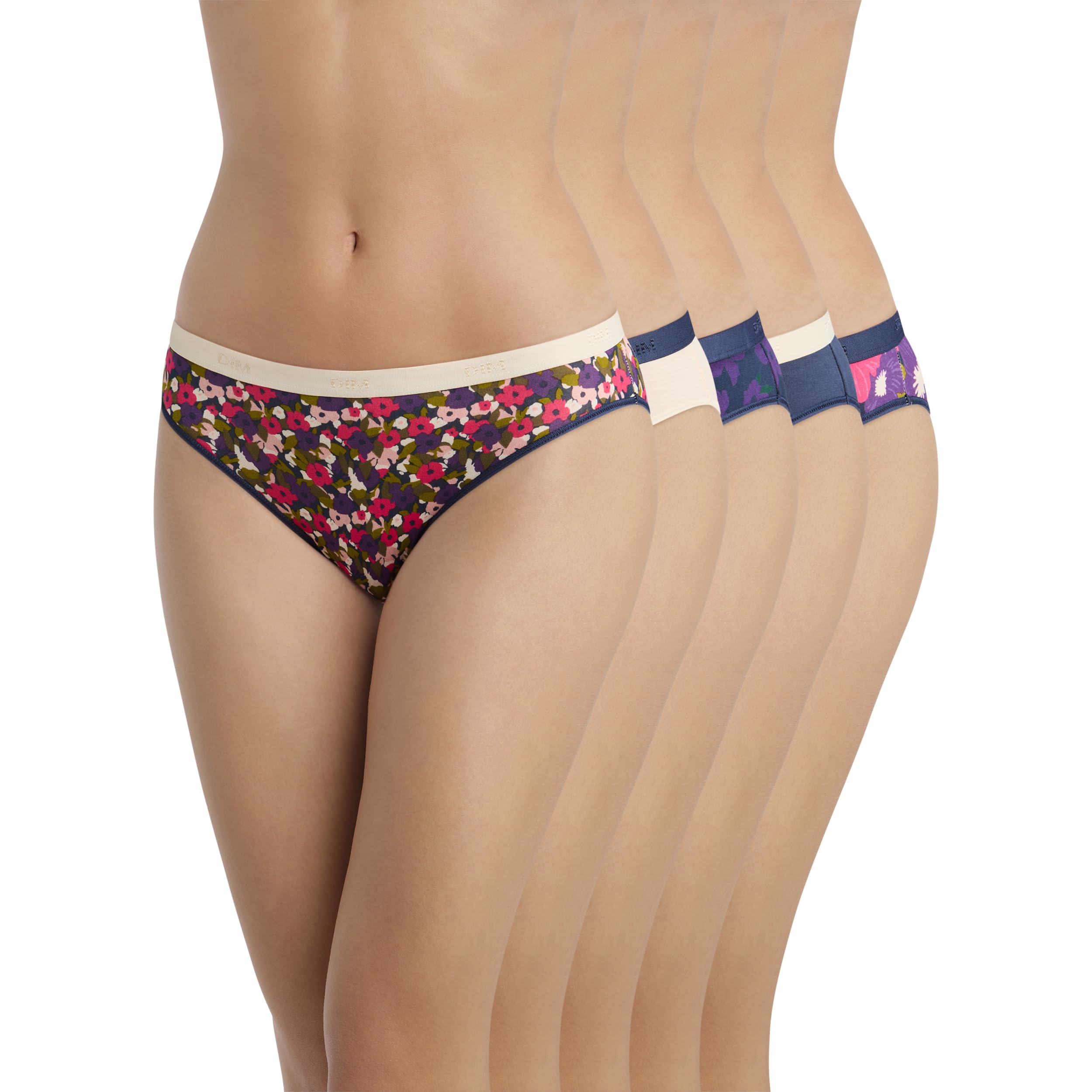 DIM Les Pockets x5 mutandine donna lot delice cafe cotone